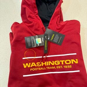 Brand new with tags Washington commanders on field dri fit Nike hoodie